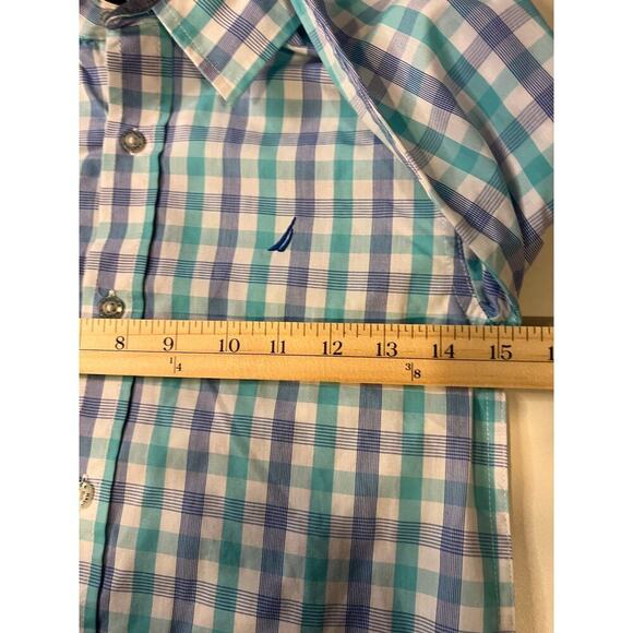 Nautica Boys Button Down Shirt - Size Small (8) - Picture 5 of 6